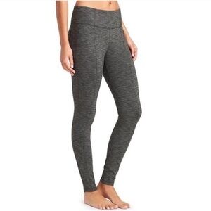 Athleta | Metro High Waisted Leggings Medium Black Grey